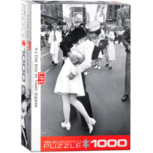 Rompecabezas Eurographics 1000 piezas - Beso Dia-V Times Square