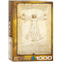 El hombre de Vitruvio - Rompecabezas 1000 piezas Eurographics